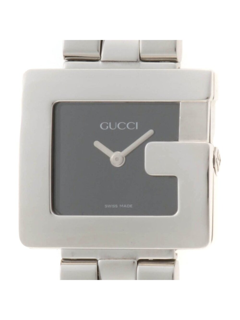 Gucci Watch Stainless Steel Black Dial Quartz